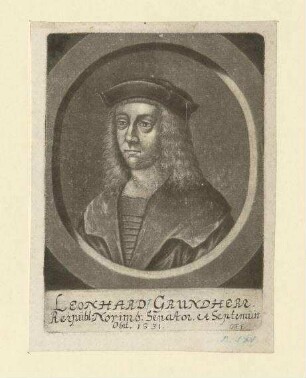 Leonhard (I.) Grundherr, Ratsherr und Septemvir; gest. 1531