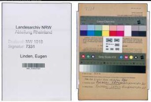 Entnazifizierung Eugen Linden , geb. 05.01.1909 (Landwirt)