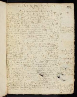 152r-196v Annotationes in quattuor libros de coelo Aristotelis
