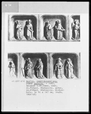 Hochaltar der Abtei von Saint-Omer — Altarflügel (Außenseite)