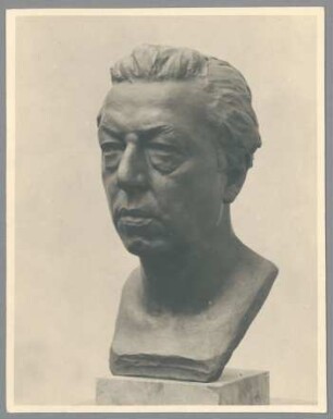 Porträt Conrad Ansorge, 1911, Bronze