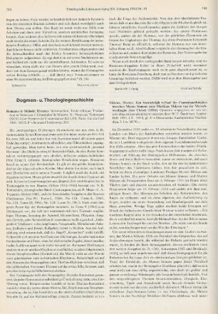 743-744 [Rezension] Nouveau Testament (XLVI - L) et Hymnes de circonstance (LI - LVI)