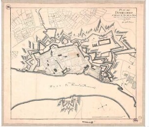 "Plan de Dusseldorp Capitale du Duché de Berg"