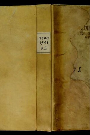 Ratsprotokolle, 1590 Juli 30. - 1591 Aug. 1.