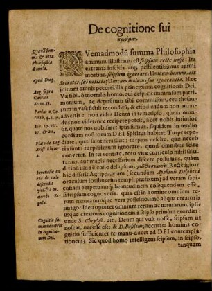 De cognitione sui [...]