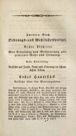Handbuch des Polizeirechts : mit besondrer Berücksichtigung der im Königreiche Sachsen geltenden Polizeigesetze, 2. Ordnungs- und Wohlfahrtspolizei