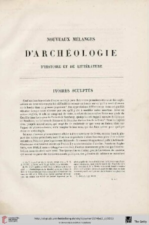 Ivoires sculptés
