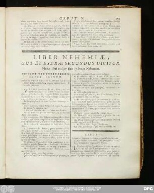 Liber Nehemiae, Qui Et Esdrae Secundus Dicitur. Huius libri auctor fuit ipsemet Nehemias.