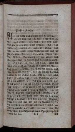 [Erster Religionsunterricht.]