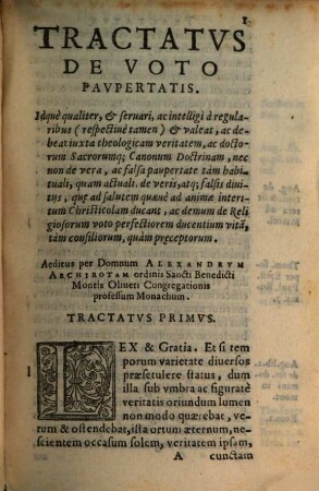 Tractatus de voto paupertatis
