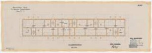 Wohnhausbebauung Seegefelder Straße für Harre, Berlin-Spandau: Haus 5-9, Grundriss Kellergeschoss 1:100