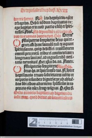 Ordo minoris baptismi ad baptizandum infirmum
