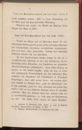 Lage des Protestantismus um das Jahr 1563.