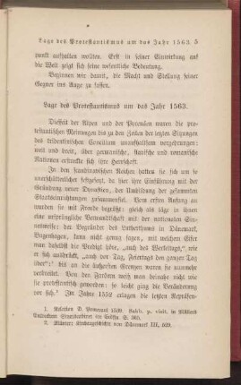Lage des Protestantismus um das Jahr 1563.