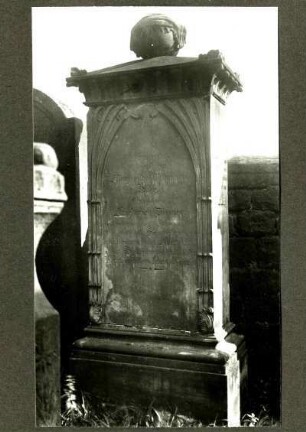 Friedhof, Grabstein der Margaretha Wilhelmina Diemer