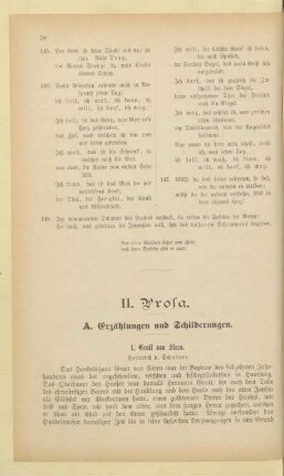 A. Erzählungen und Schilderungen