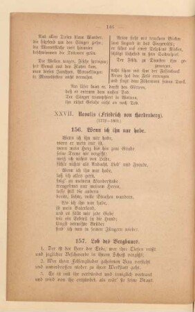 XXVII. Novalis (Friedrich von Hardenberg)