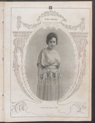 Nota social : Señorita María Eugenia Toledo - [Fotografía]