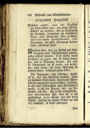 Dreyzehntes Hauptstück.