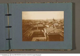 Album mit Fotografien aus dem Palazzo ZuccariPanorama von der Dachterrasse Richtung Vatikan - Riccio-Album