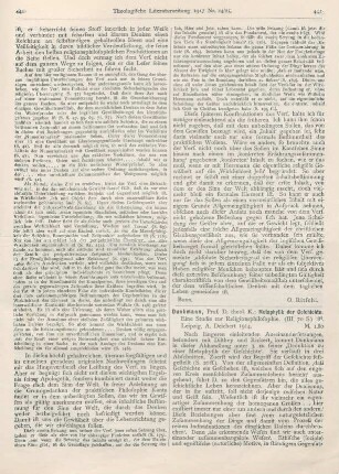 442-443 [Rezension] Dunkmann, Karl, Metaphysik der Geschichte. Eine Studie zur Religionsphilosophie