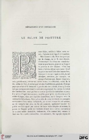 2. Pér. 15.1877: Réflexions d'un bourgeois sur le Salon de Peinture