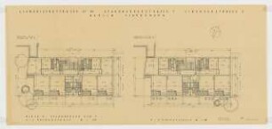 Wohnhäuser Hohenstaufenstraße / Schwäbische Straße 27-29 / Starnberger Straße 7 / Lindauer Straße 1-2, Berlin-Schöneberg: Grundriss 1.-5. Obergeschoss 1:100 Starnberger Straße 7