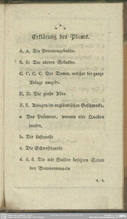 Erklärung des Planes