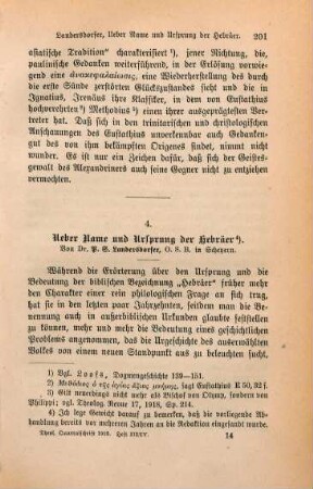 201-232 Über Name und Ursprung der Hebräer