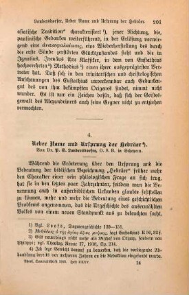 201-232 Über Name und Ursprung der Hebräer