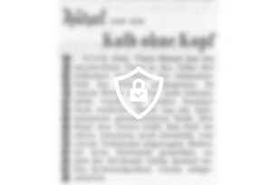 Rätsel um ein Kalb [Name maskiert]