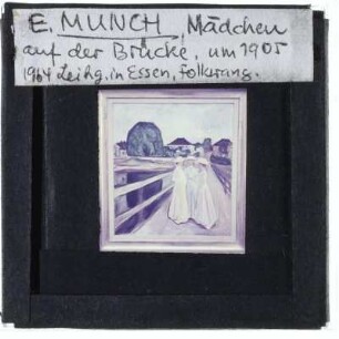Munch, Mädchen auf der Brücke (WRM)