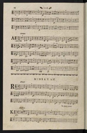 14-16, Missa V. - Missa VI.