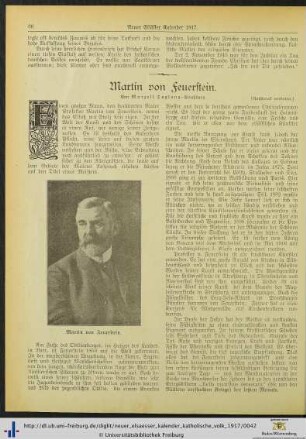 Martin von Feuerstein.