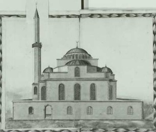 Moschee mit Minarett