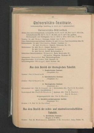 Universitäts-Bibliothek.