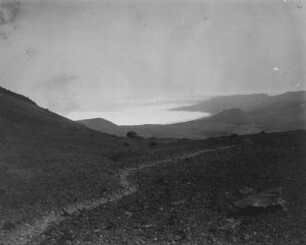 Passatwolke : Blick auf eine Passatwolke am Rande des Einsturzkessels Caldera de las Cañadas.