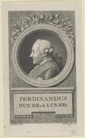 Bildnis des Ferdinandus, Herzog von Braunschweig