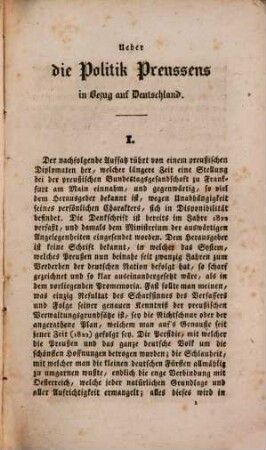 Authentische Aktenstücke aus den Archiven des deutschen Bundes zur Aufklärung über die Hochverrätherischen Umtriebe der deutschen Fürsten