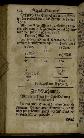 Zins-Rechnung