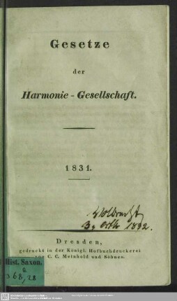 Gesetze der Harmonie-Gesellschaft