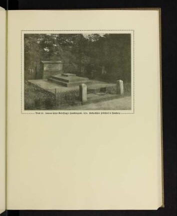 Johann Cesar Godeffroy's Familiengrab, 1826. Katholischer Friedhof in Hamburg