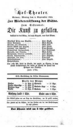 Die Kunst zu gefallen
