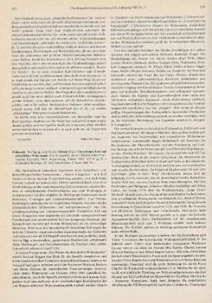 523-525 [Rezension] Christliches Exil und christlicher Widerstand