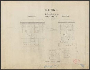 Blockhaus in der Dockbatterie zu Bremerhaven