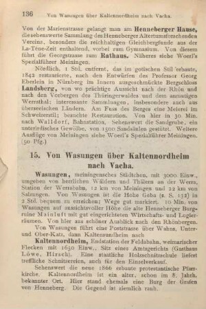 15. Von Wasungen über Kaltennordheim nach Vacha.