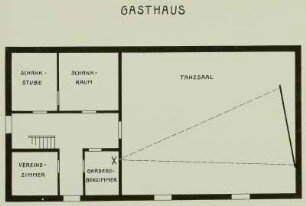 Planskizze für Filmvorführungen