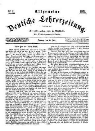 Unsere Zeit und unsere Schule