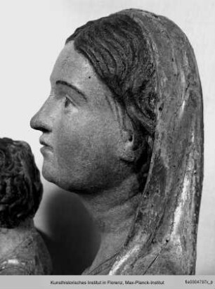 Thronende Madonna mit Kind