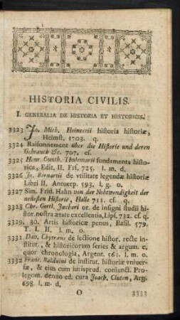 Historia Civilis